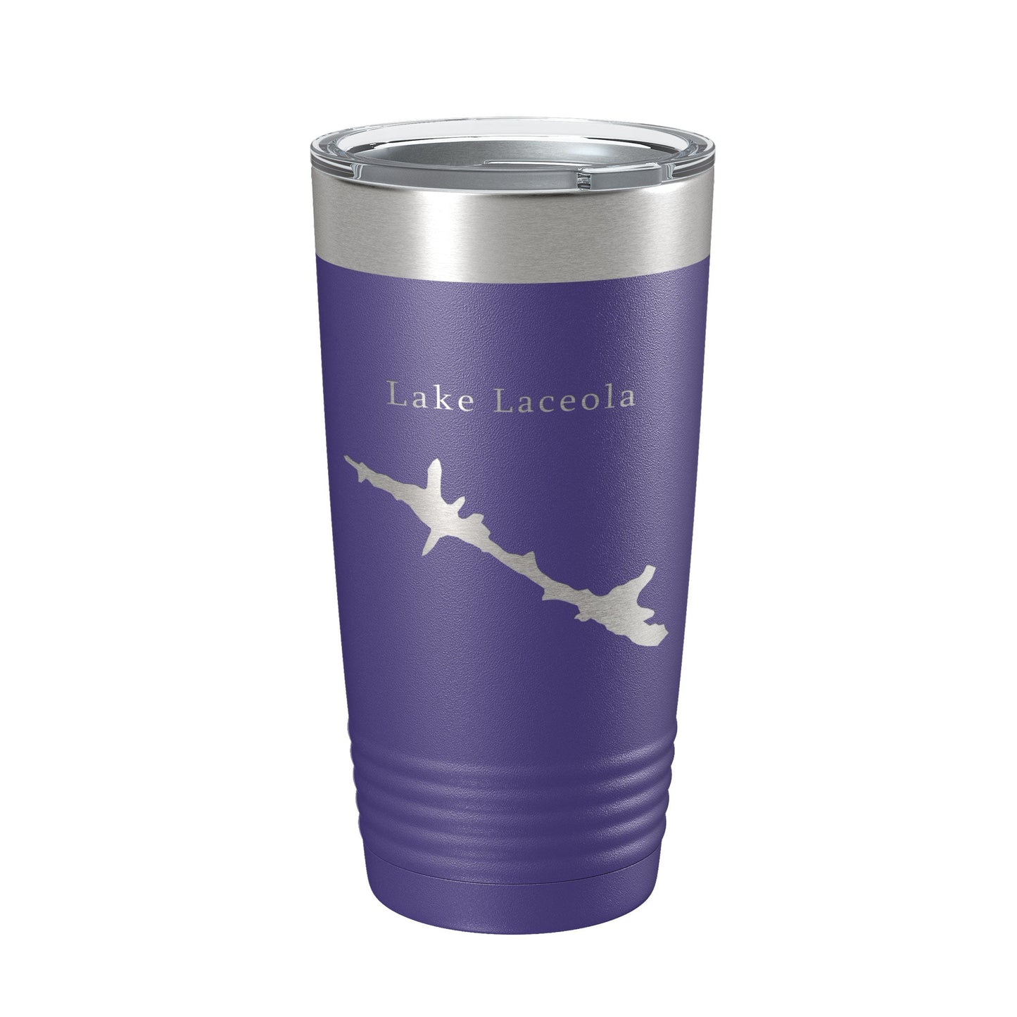 Lake Laceola Map Tumbler Travel Mug Insulated Laser Engraved Coffee Cup Blue Creek Georgia 20 oz-15