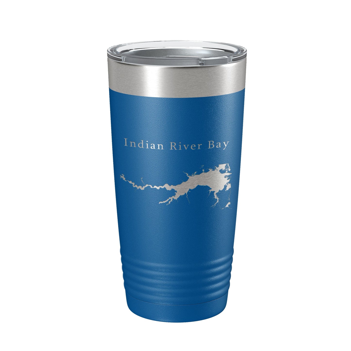 Indian River Bay Tumbler Lake Map Travel Mug Insulated Laser Engraved Coffee Cup Delaware 20 oz-6
