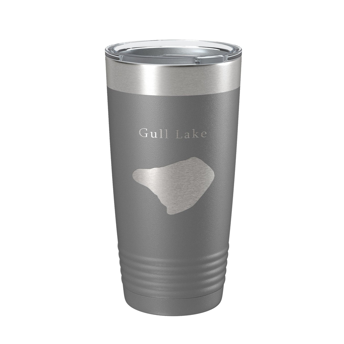 Gull Lake Map Tumbler Travel Mug Insulated Laser Engraved Coffee Cup California 20 oz-16