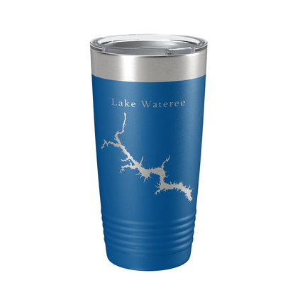 Lake Wateree Stumpy Pond Map Tumbler Travel Mug Insulated Laser Engraved Coffee Cup South Carolina 20 oz-6
