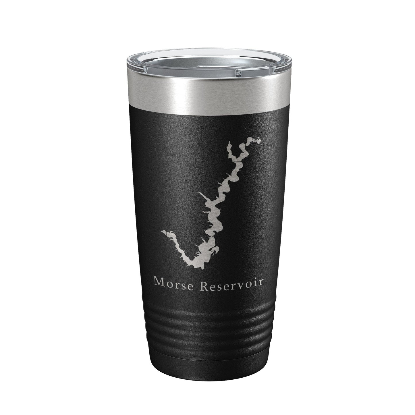 Morse Reservoir Tumbler Lake Map Travel Mug Insulated Laser Engraved Coffee Cup Indiana 20 oz-5