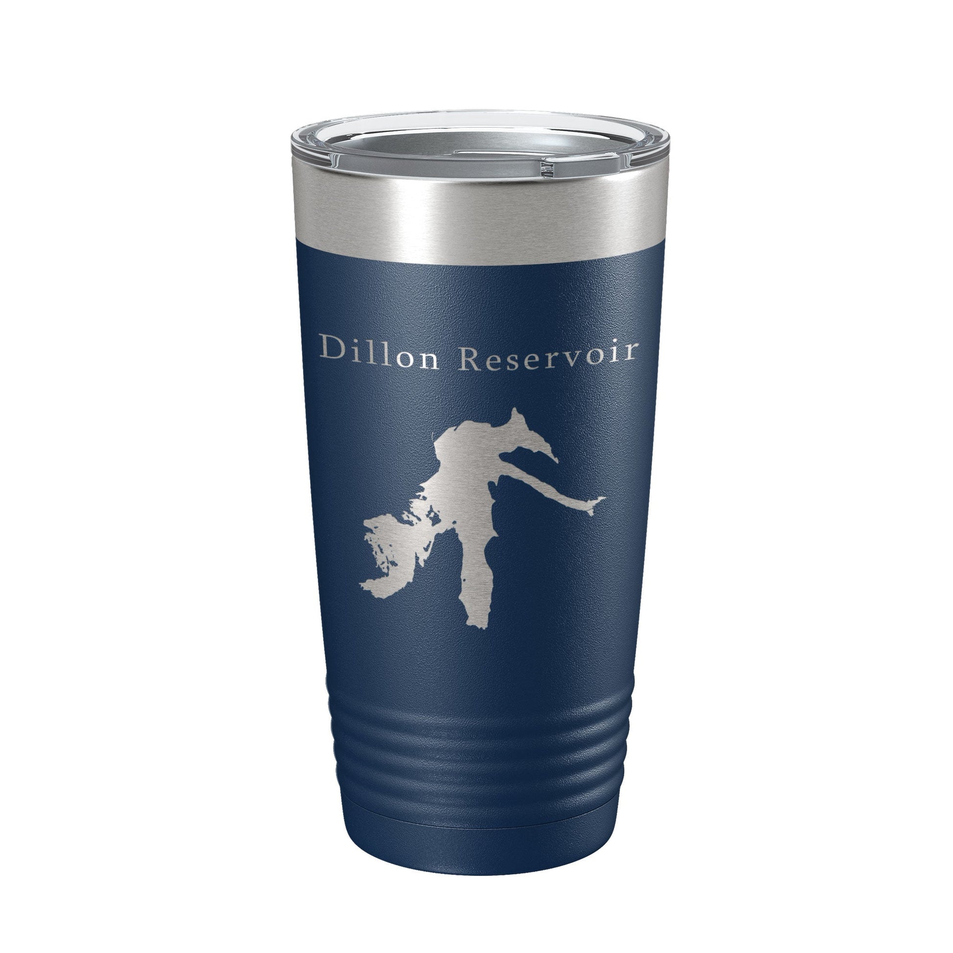 Dillon Reservoir Tumbler Lake Map Travel Mug Insulated Laser Engraved Coffee Cup Colorado 20 oz-2