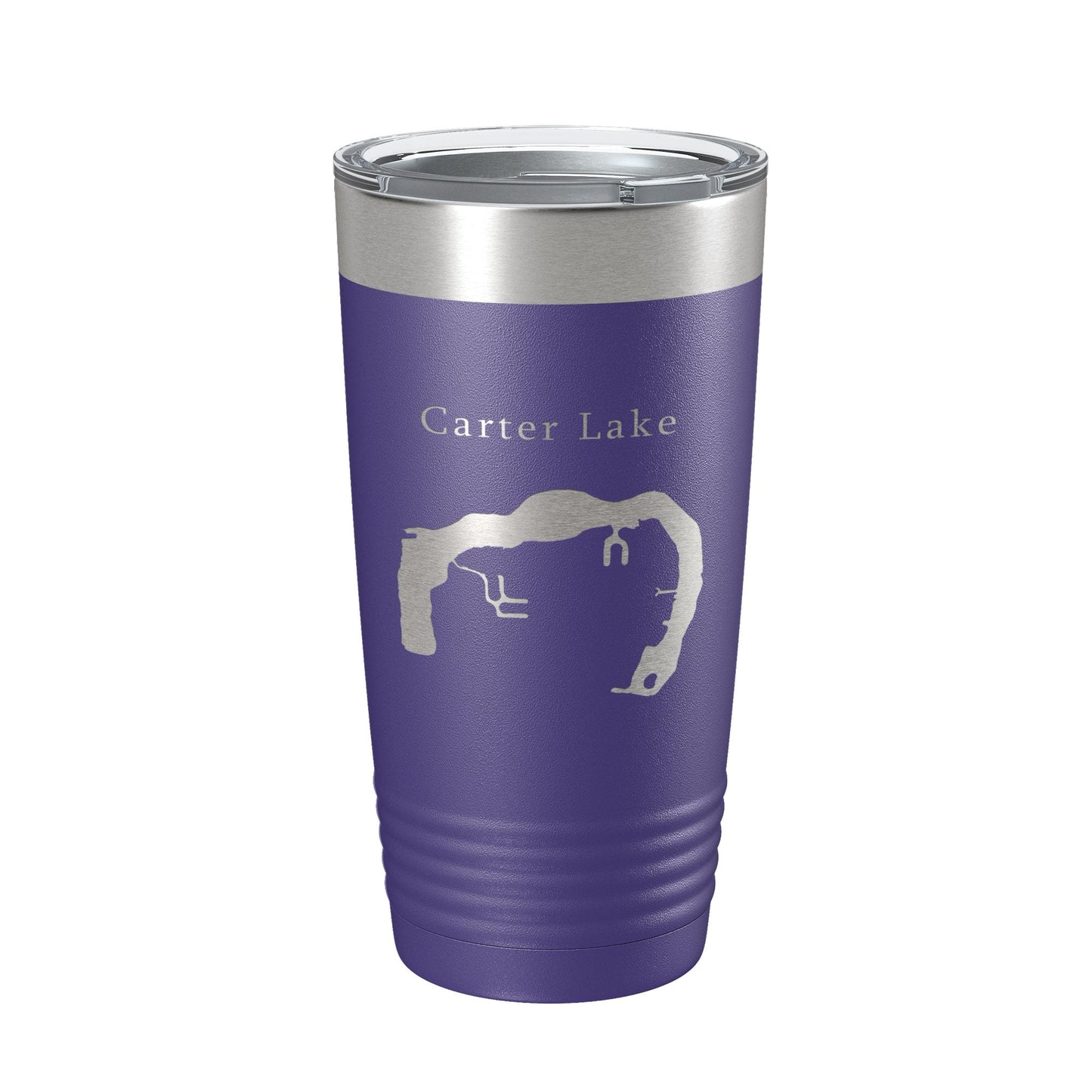 Carter Lake Map Tumbler Travel Mug Insulated Laser Engraved Coffee Cup Iowa Omaha Nebraska 20 oz-15