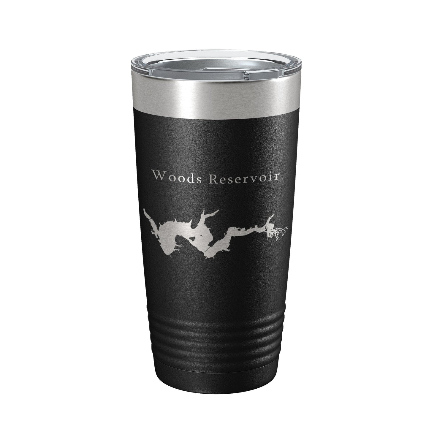 Woods Reservoir Tumbler Lake Map Travel Mug Insulated Laser Engraved Coffee Cup Tennessee 20 oz-5