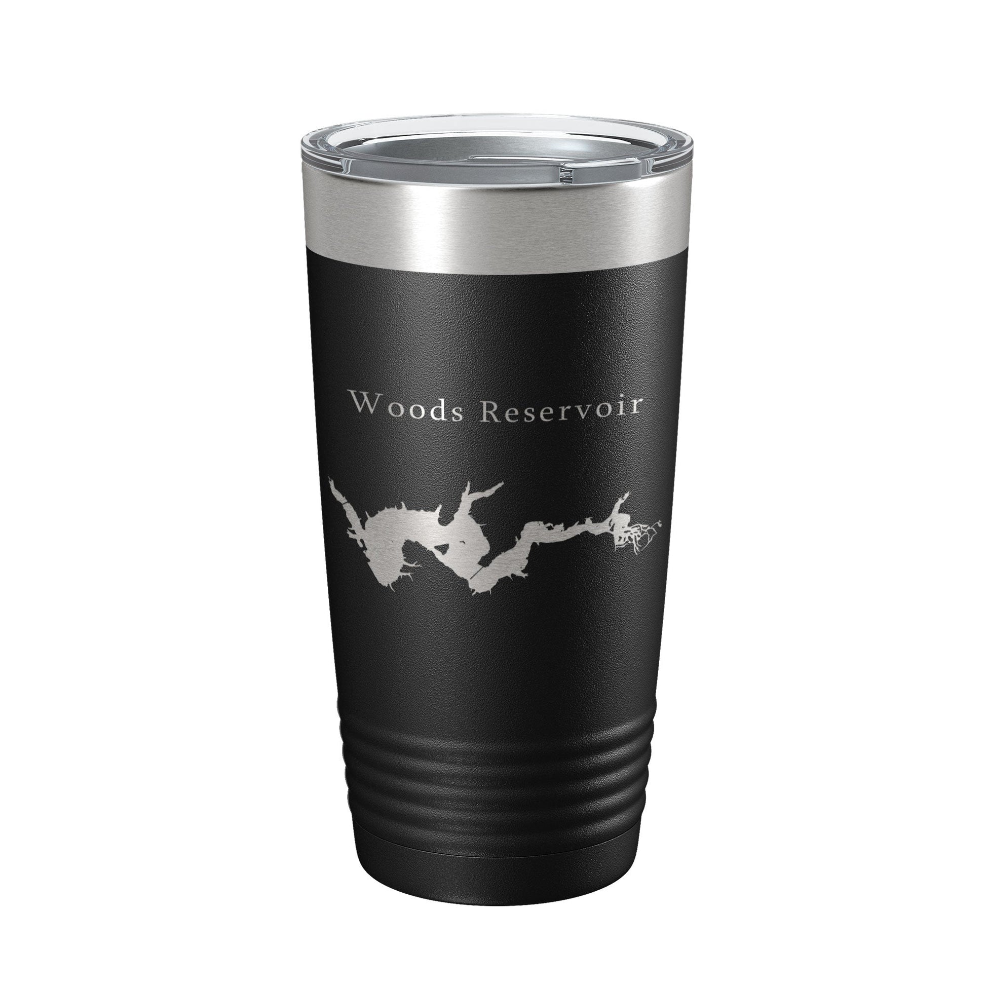 Woods Reservoir Tumbler Lake Map Travel Mug Insulated Laser Engraved Coffee Cup Tennessee 20 oz-5