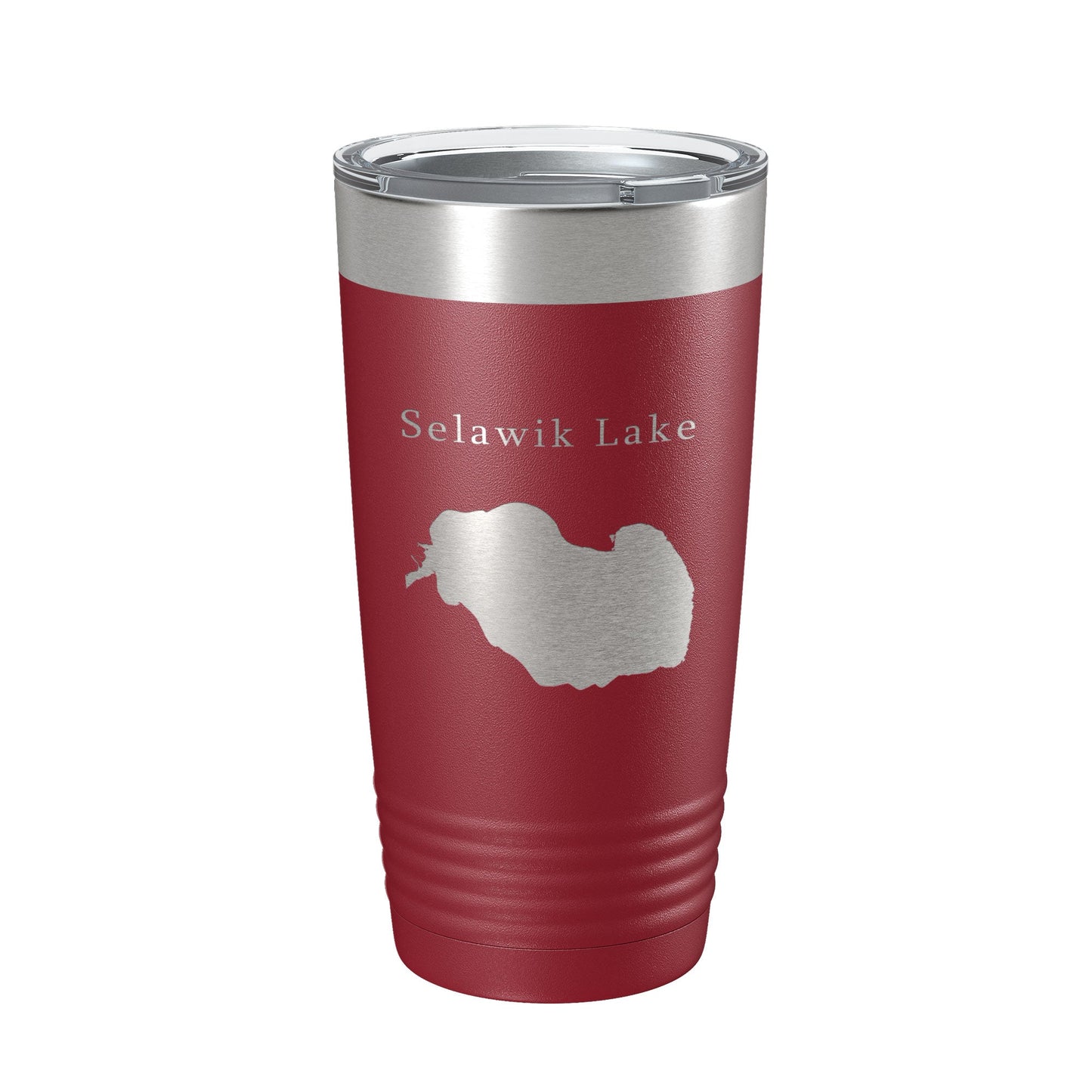 Selawik Lake Map Tumbler Travel Mug Insulated Laser Engraved Coffee Cup Alaska 20 oz-18