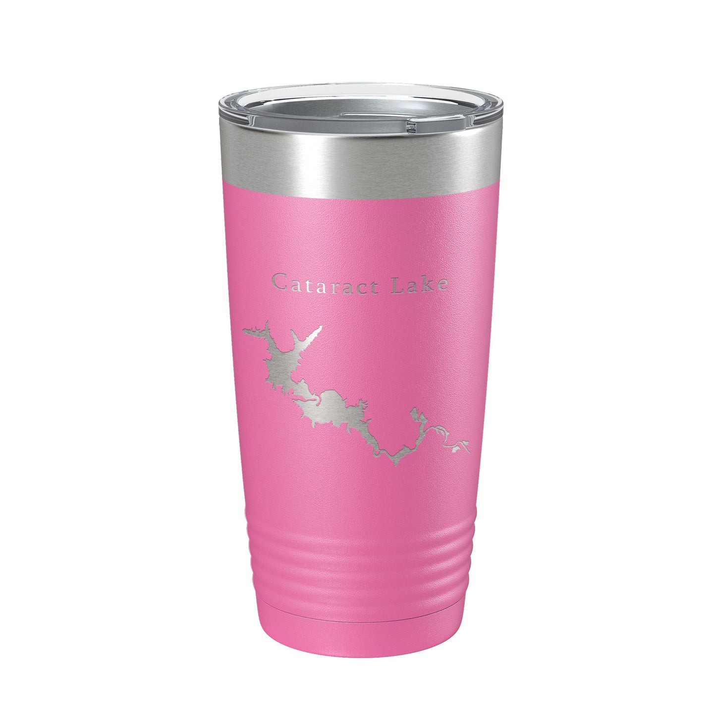 Cataract Lake Map Tumbler Travel Mug Insulated Laser Engraved Coffee Cup Indiana 20 oz-11