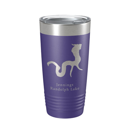 Jennings Randolph Lake Map Tumbler Travel Mug Insulated Laser Engraved Coffee Cup Maryland 20 oz-15