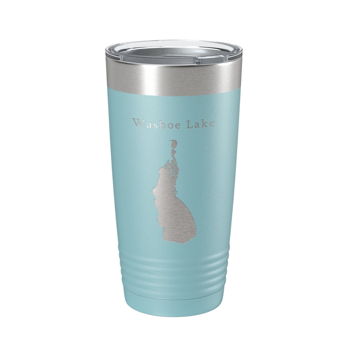 Washoe Lake Map Tumbler Travel Mug Insulated Laser Engraved Coffee Cup Nevada 20 oz-13