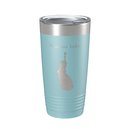 Washoe Lake Map Tumbler Travel Mug Insulated Laser Engraved Coffee Cup Nevada 20 oz-13