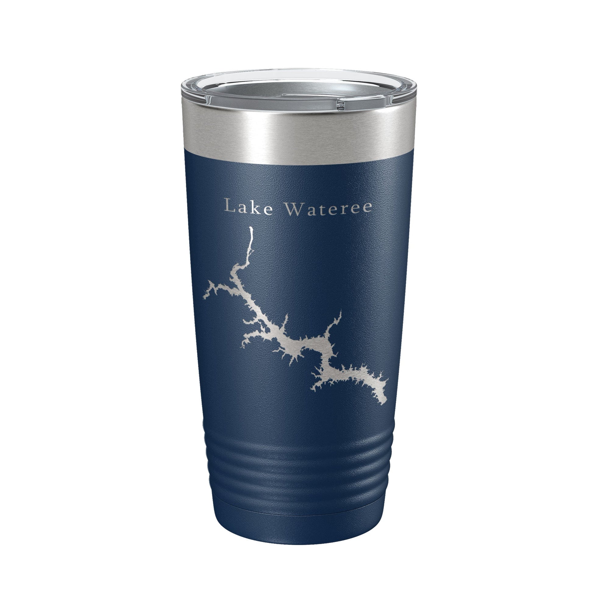 Lake Wateree Stumpy Pond Map Tumbler Travel Mug Insulated Laser Engraved Coffee Cup South Carolina 20 oz-2