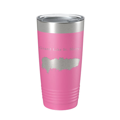 Grand Lake St. Marys Map Tumbler Travel Mug Insulated Laser Engraved Coffee Cup Ohio 20 oz-11
