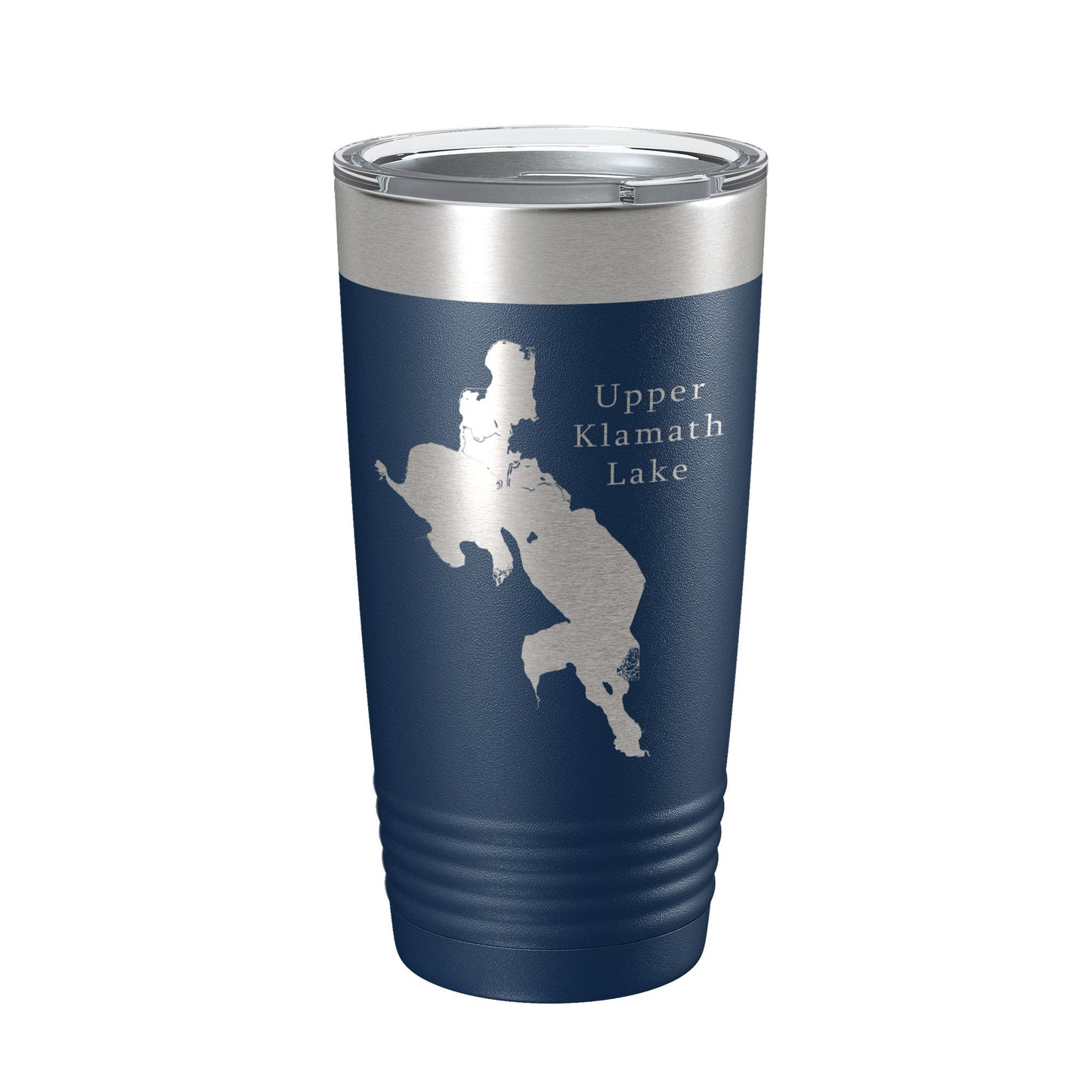 Upper Klamath Lake Map Tumbler Travel Mug Insulated Laser Engraved Coffee Cup Oregon 20 oz-8