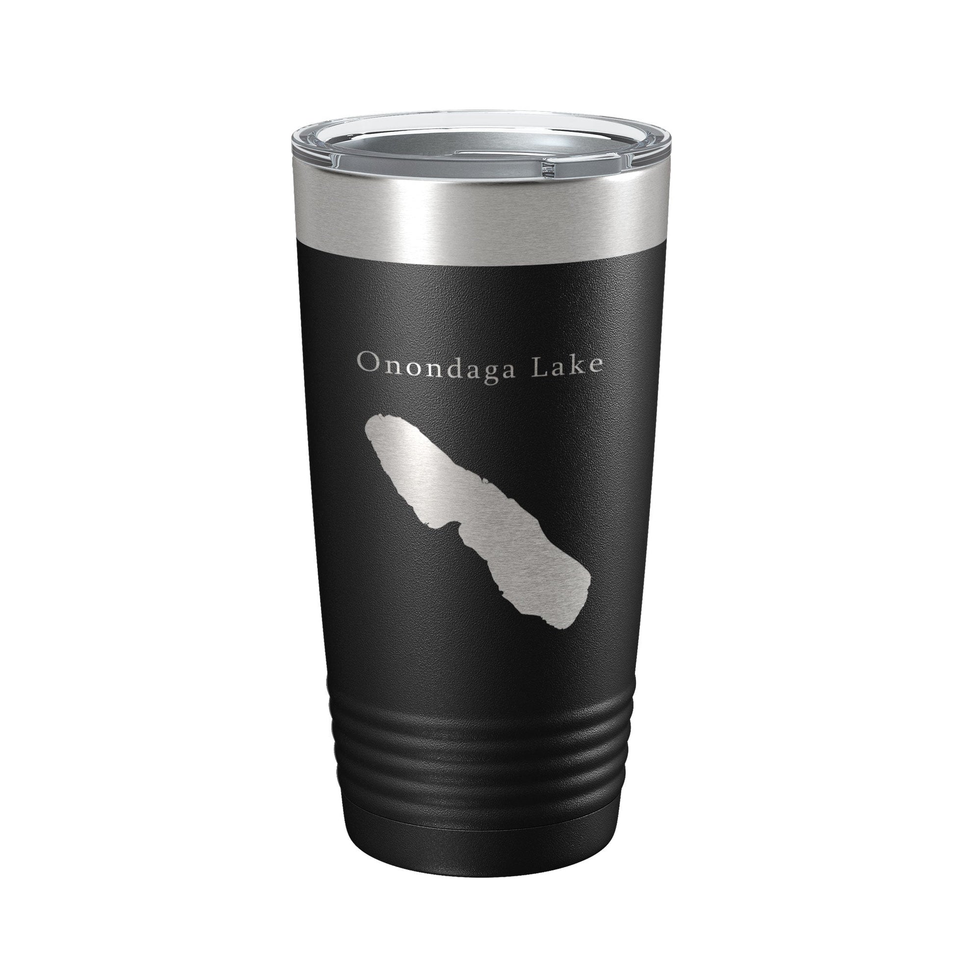 Onondaga Lake Map Tumbler Travel Mug Insulated Laser Engraved Coffee Cup Syracuse New York 20 oz-0