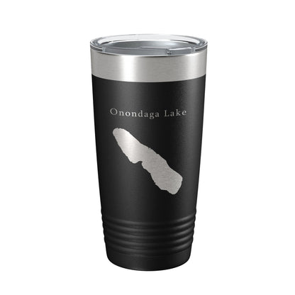 Onondaga Lake Map Tumbler Travel Mug Insulated Laser Engraved Coffee Cup Syracuse New York 20 oz-5