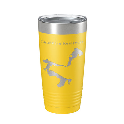 Lahontan Reservoir Tumbler Lake Map Travel Mug Insulated Laser Engraved Coffee Cup Nevada 20 oz-4