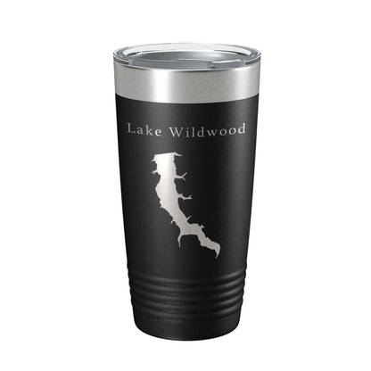 Lake Wildwood Map Tumbler Travel Mug Insulated Laser Engraved Coffee Cup Illinois 20 oz-5