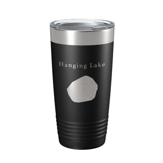 Hanging Lake Map Tumbler Travel Mug Insulated Laser Engraved Coffee Cup Colorado 20 oz-0