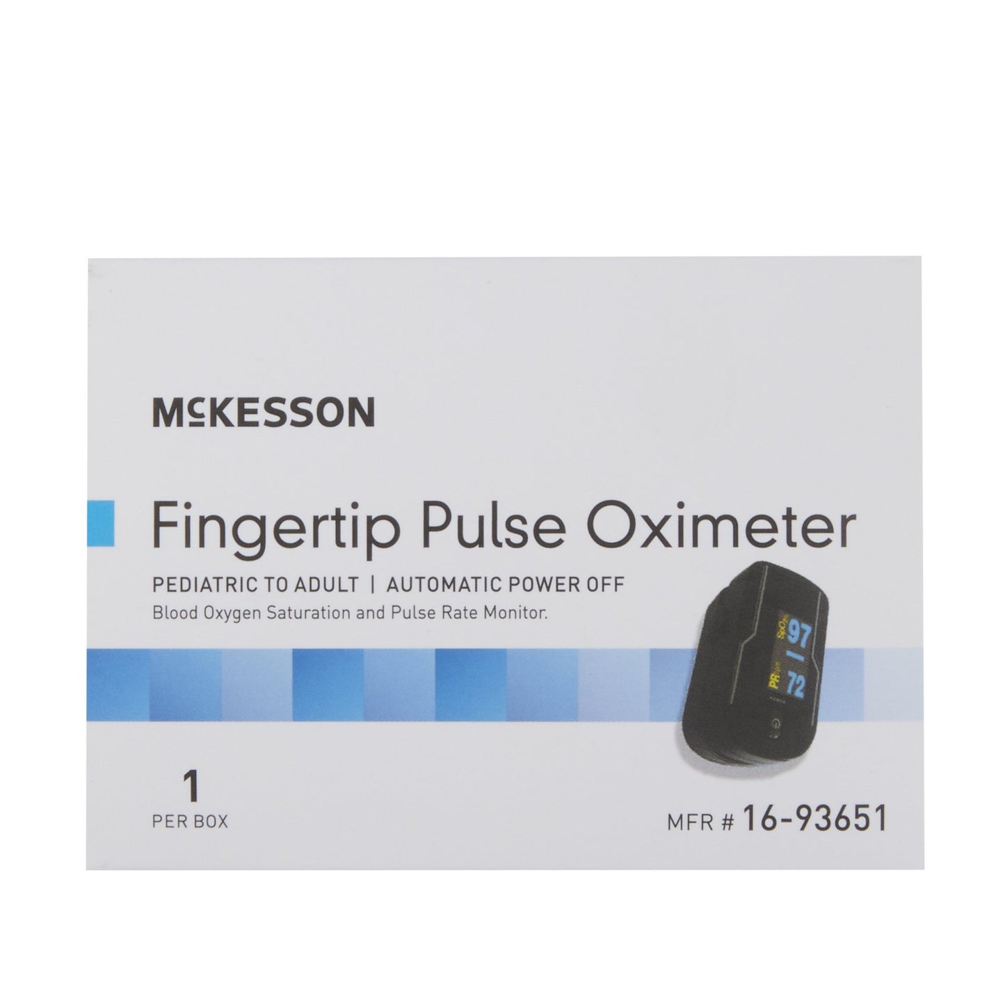 Fingertip Pulse Oximeter McKesson Adult