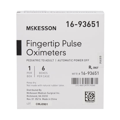 Fingertip Pulse Oximeter McKesson Adult