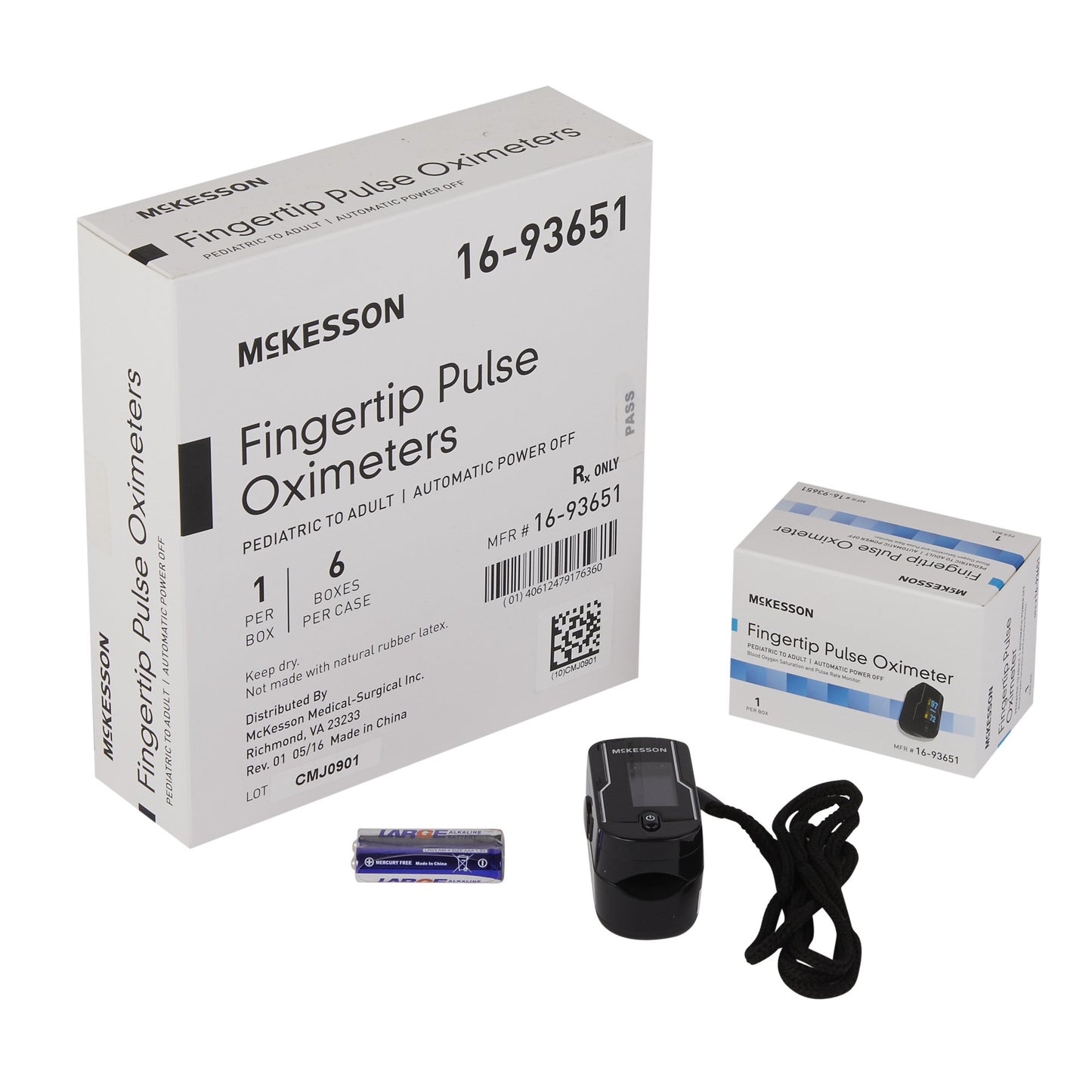 Fingertip Pulse Oximeter McKesson Adult