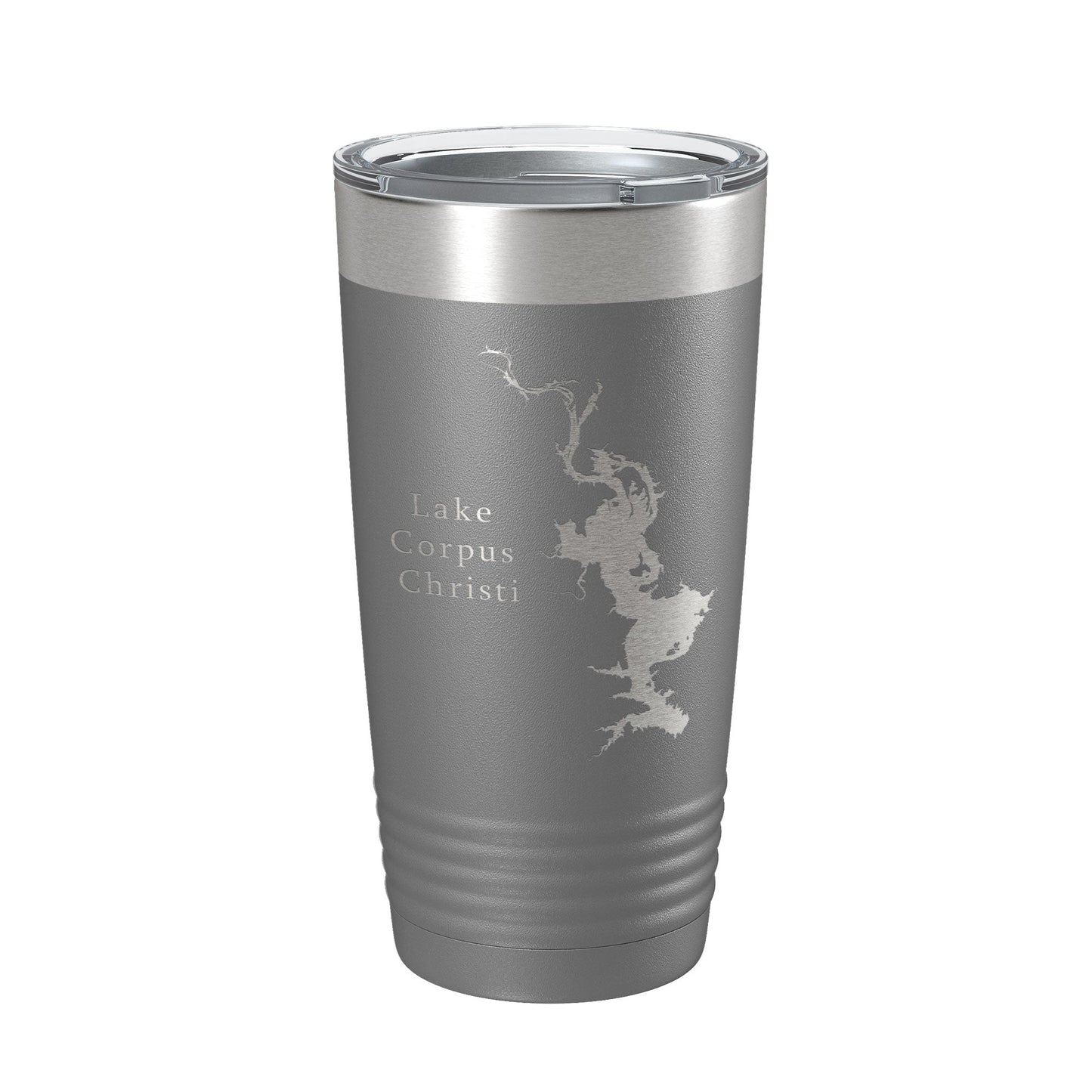 Lake Corpus Christi Map Tumbler Travel Mug Insulated Laser Engraved Coffee Cup Texas 20 oz-16