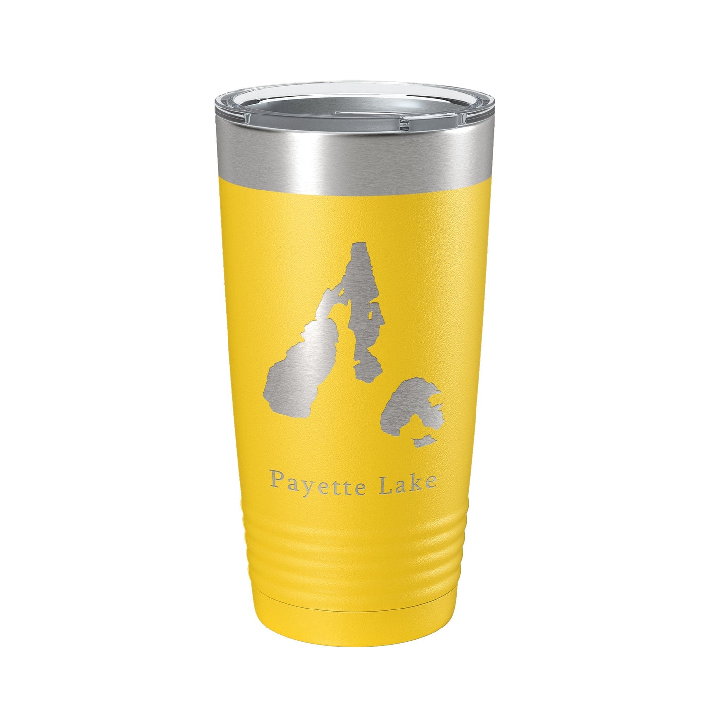 Payette Lake Map Tumbler Travel Mug Insulated Laser Engraved Coffee Cup Idaho 20 oz-4