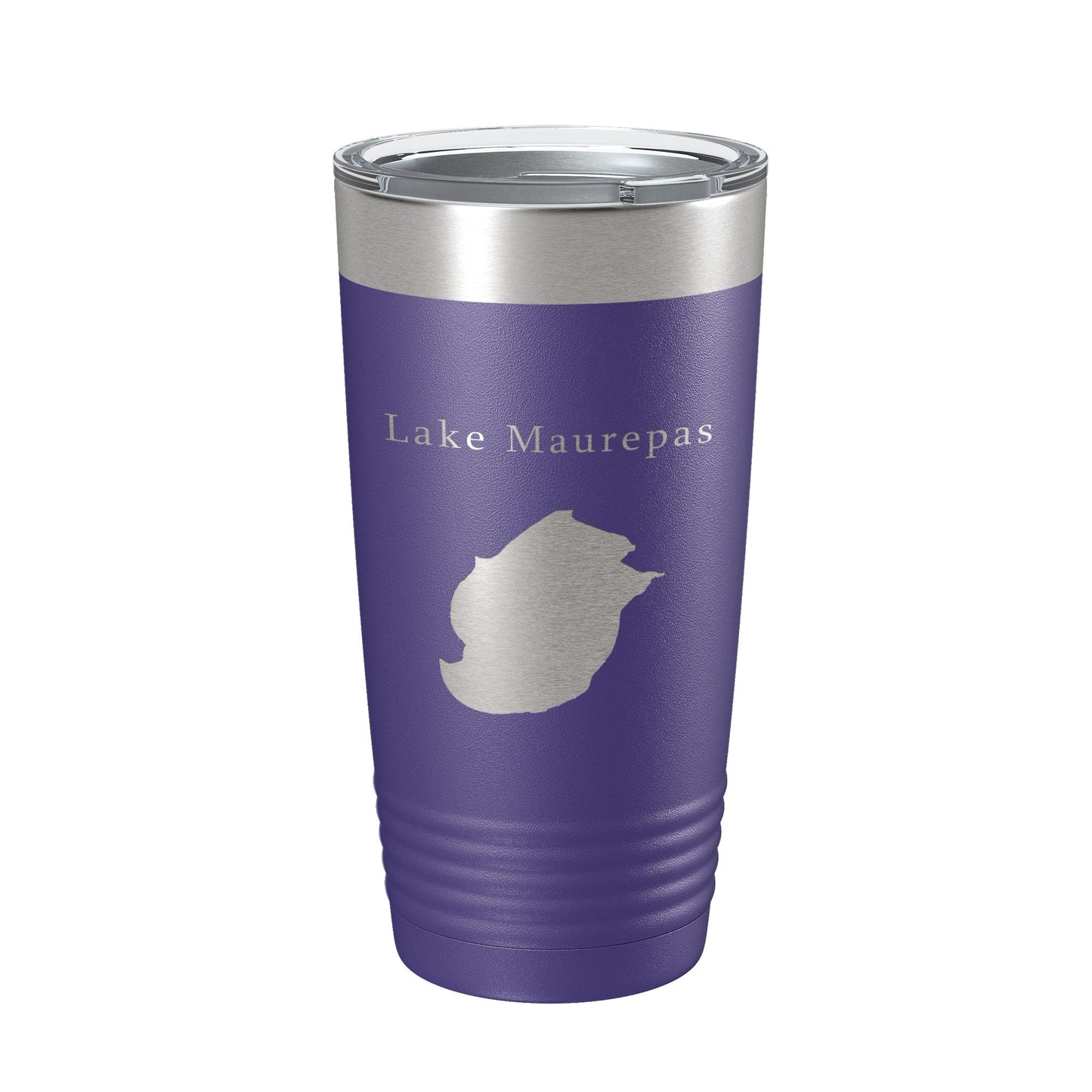 Lake Maurepas Map Tumbler Travel Mug Insulated Laser Engraved Coffee Cup Louisiana 20 oz-15