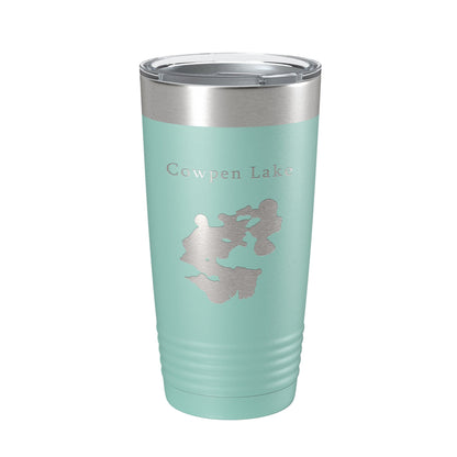 Cowpen Lake Map Tumbler Travel Mug Insulated Laser Engraved Coffee Cup Florida 20 oz-12