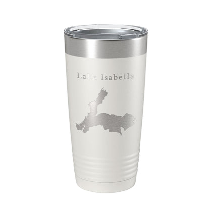 Lake Isabella Map Tumbler Travel Mug Insulated Laser Engraved Coffee Cup California 20 oz-1