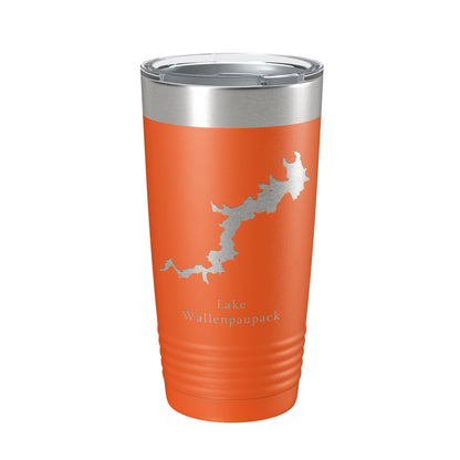 Lake Wallenpaupack Map Tumbler Travel Mug Insulated Laser Engraved Coffee Cup Pennsylvania 20 oz-17