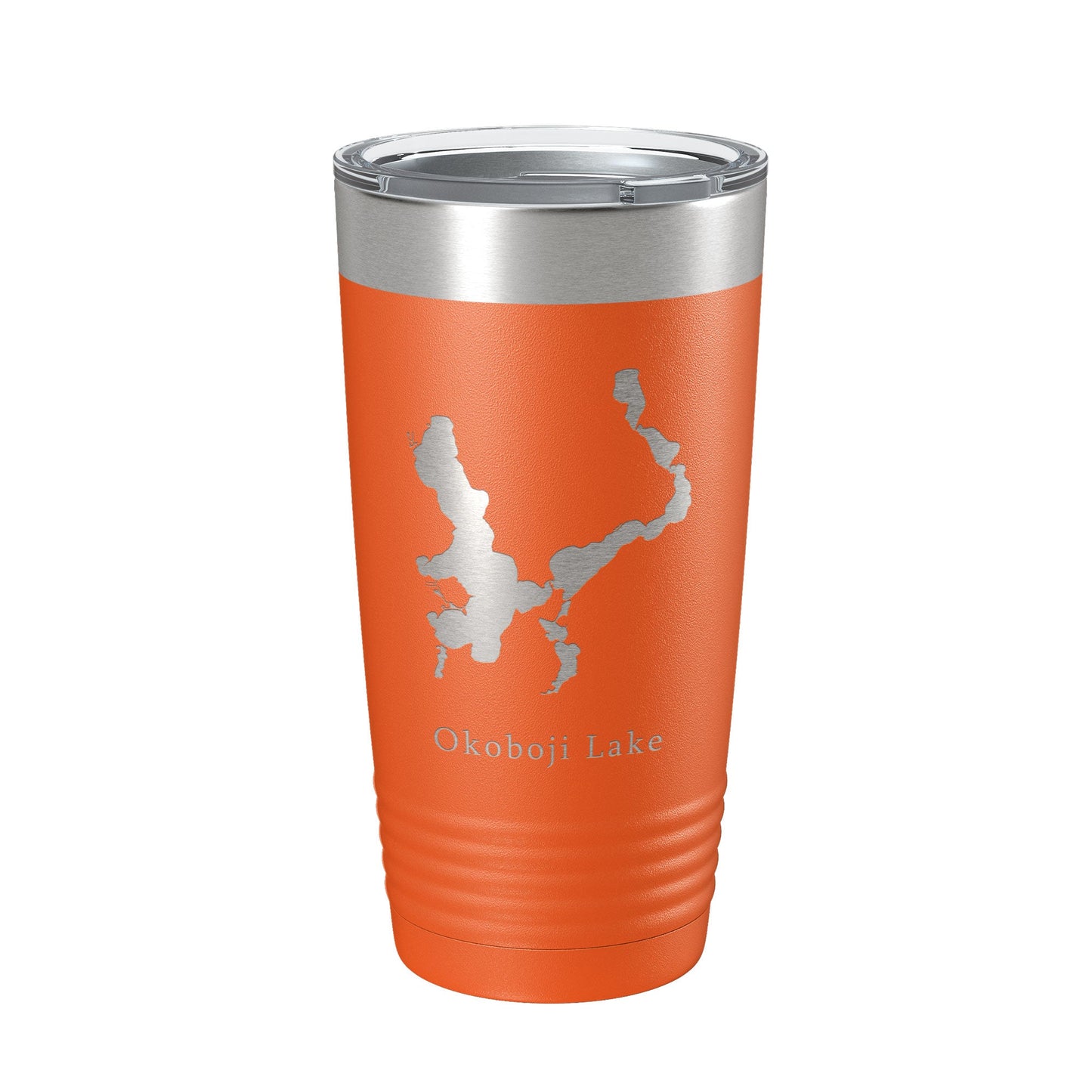 Okoboji Lake Map Tumbler Travel Mug Insulated Laser Engraved Coffee Cup Iowa 20 oz-17