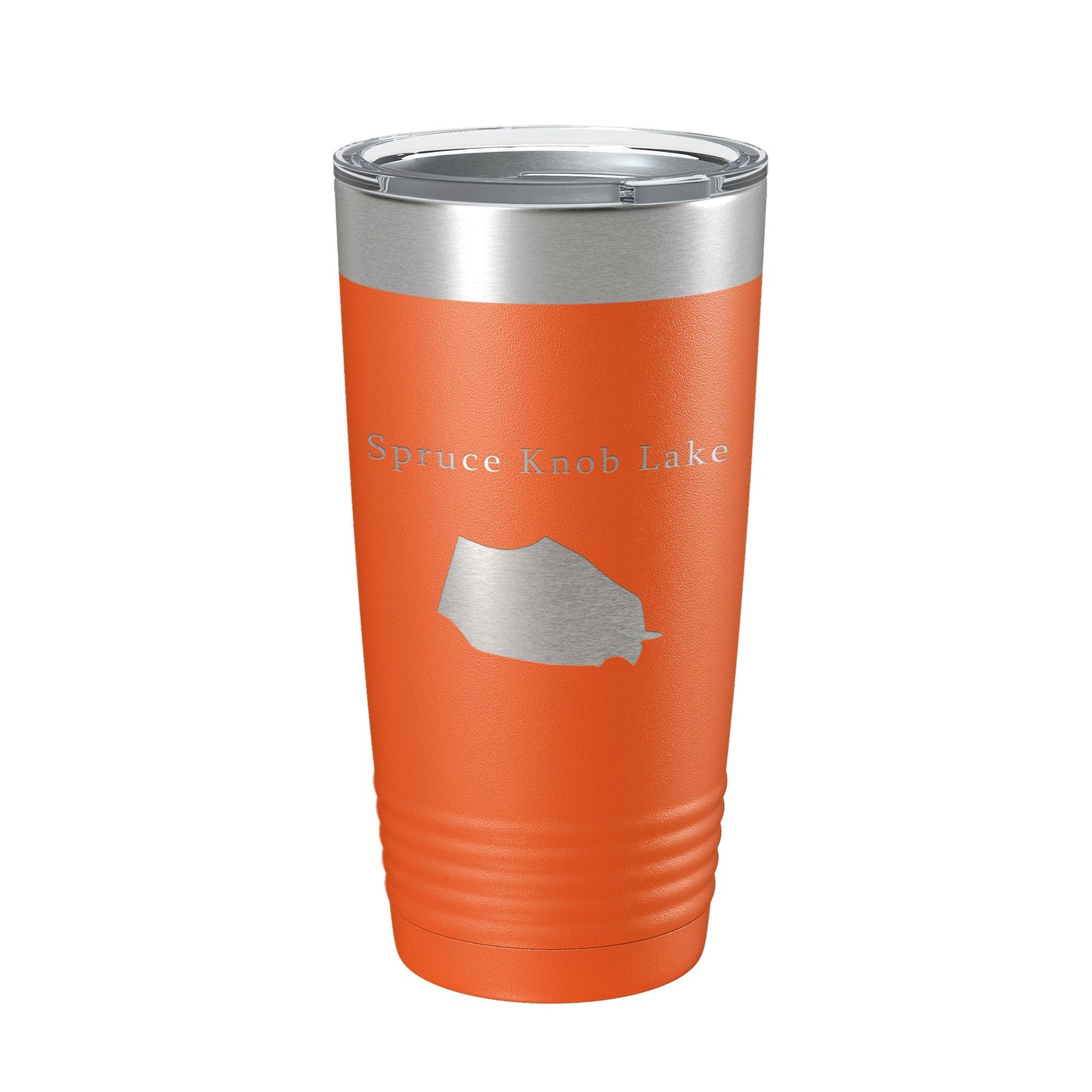 Spruce Knob Lake Map Tumbler Travel Mug Insulated Laser Engraved Coffee Cup West Virginia 20 oz-17