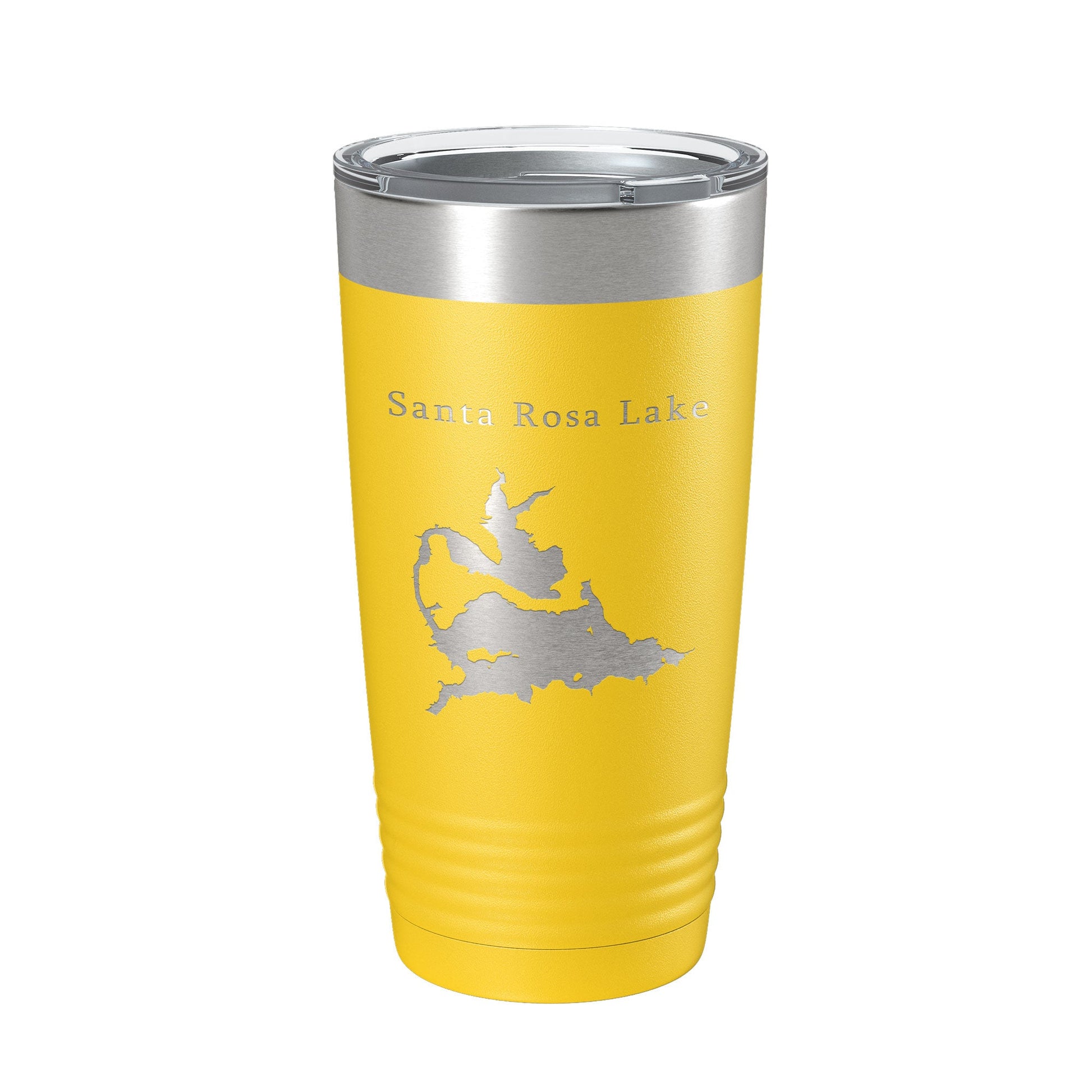 Santa Rosa Lake Map Tumbler Travel Mug Insulated Laser Engraved Coffee Cup New Mexico 20 oz-4