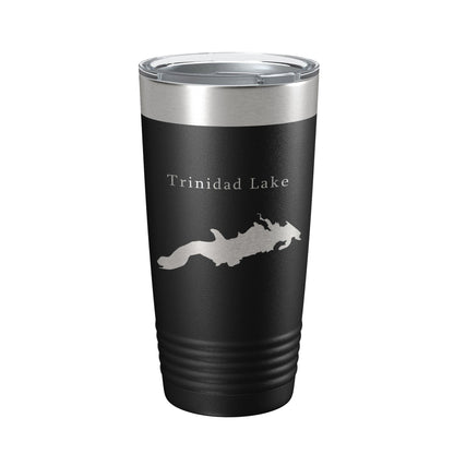 Trinidad Lake Map Tumbler Travel Mug Insulated Laser Engraved Coffee Cup Colorado 20 oz-5