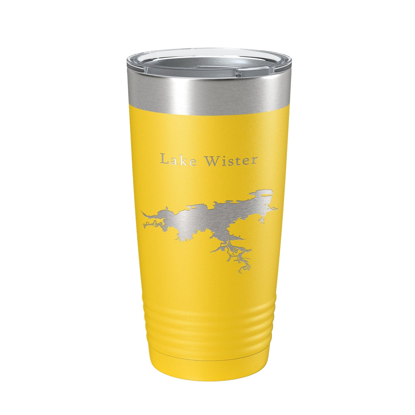 Lake Wister Map Tumbler Travel Mug Insulated Laser Engraved Coffee Cup Oklahoma 20 oz-4