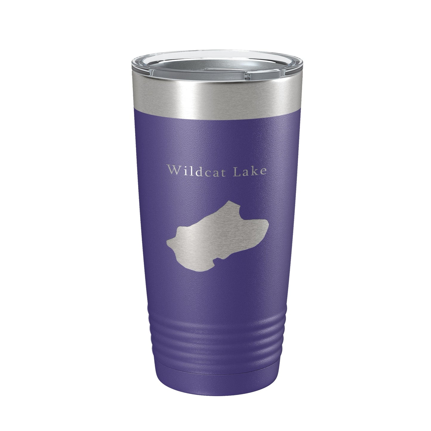 Wildcat Lake Map Tumbler Travel Mug Insulated Laser Engraved Coffee Cup Banner Elk North Carolina 20 oz-15
