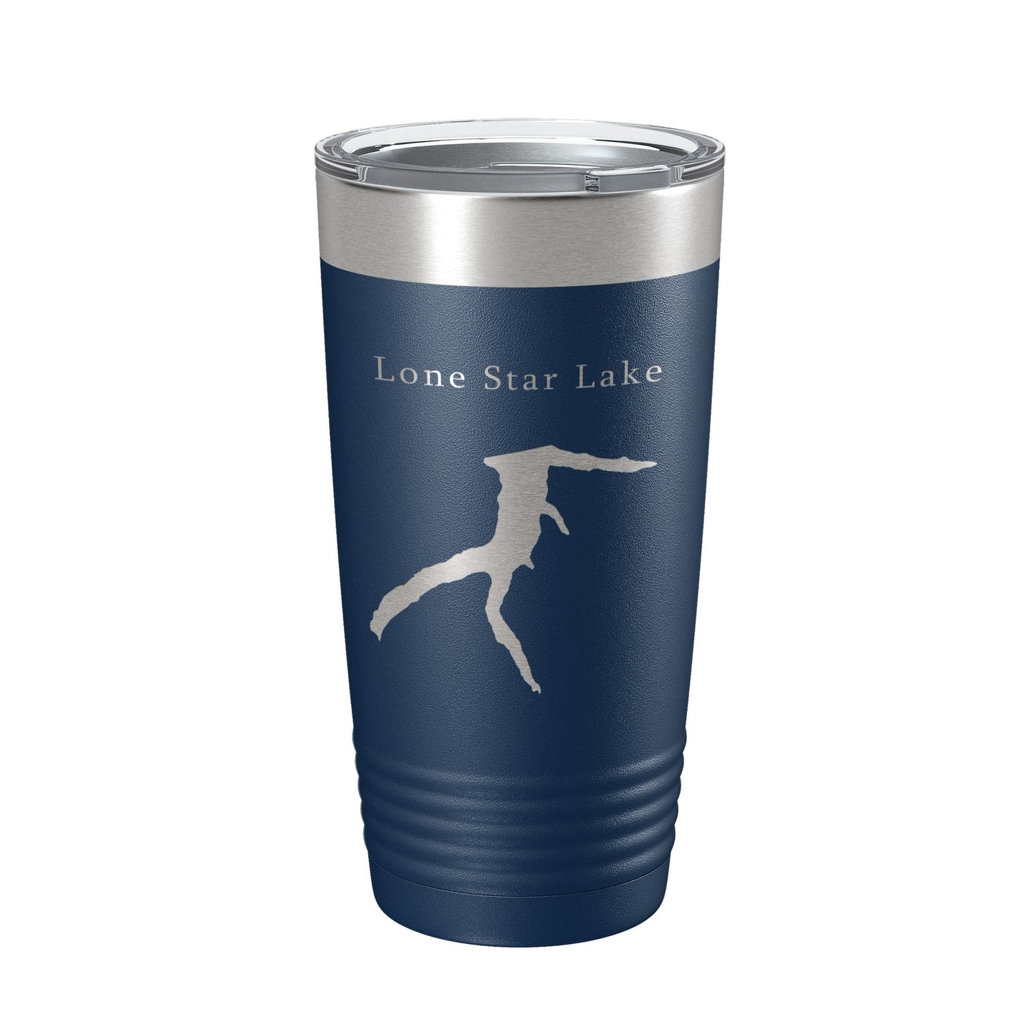 Lone Star Lake Map Tumbler Travel Mug Insulated Laser Engraved Coffee Cup Kansas 20 oz-8