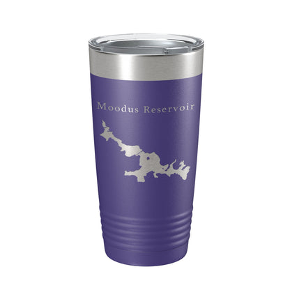Moodus Reservoir Tumbler Lake Map Travel Mug Insulated Laser Engraved Coffee Cup Connecticut 20 oz-15