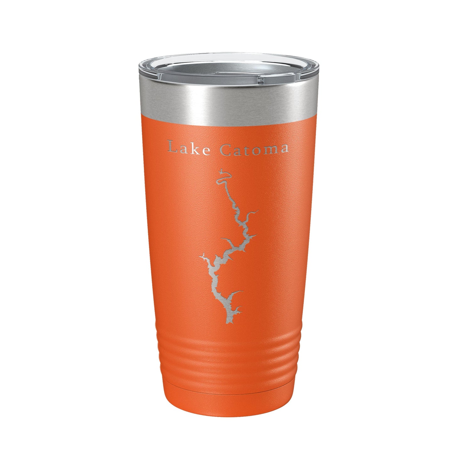 Lake Catoma Map Tumbler Travel Mug Insulated Laser Engraved Coffee Cup Alabama 20 oz-17