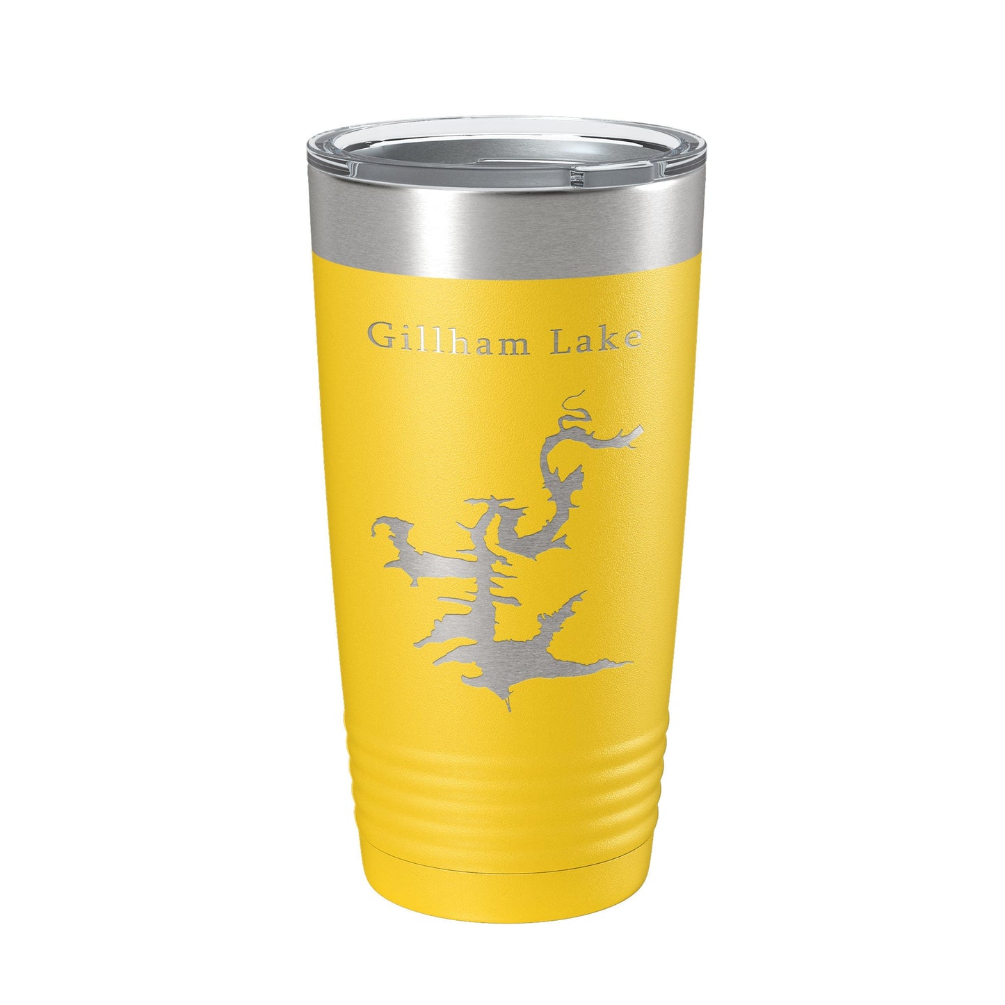 Gillham Lake Map Tumbler Travel Mug Insulated Laser Engraved Coffee Cup Arkansas 20 oz-19