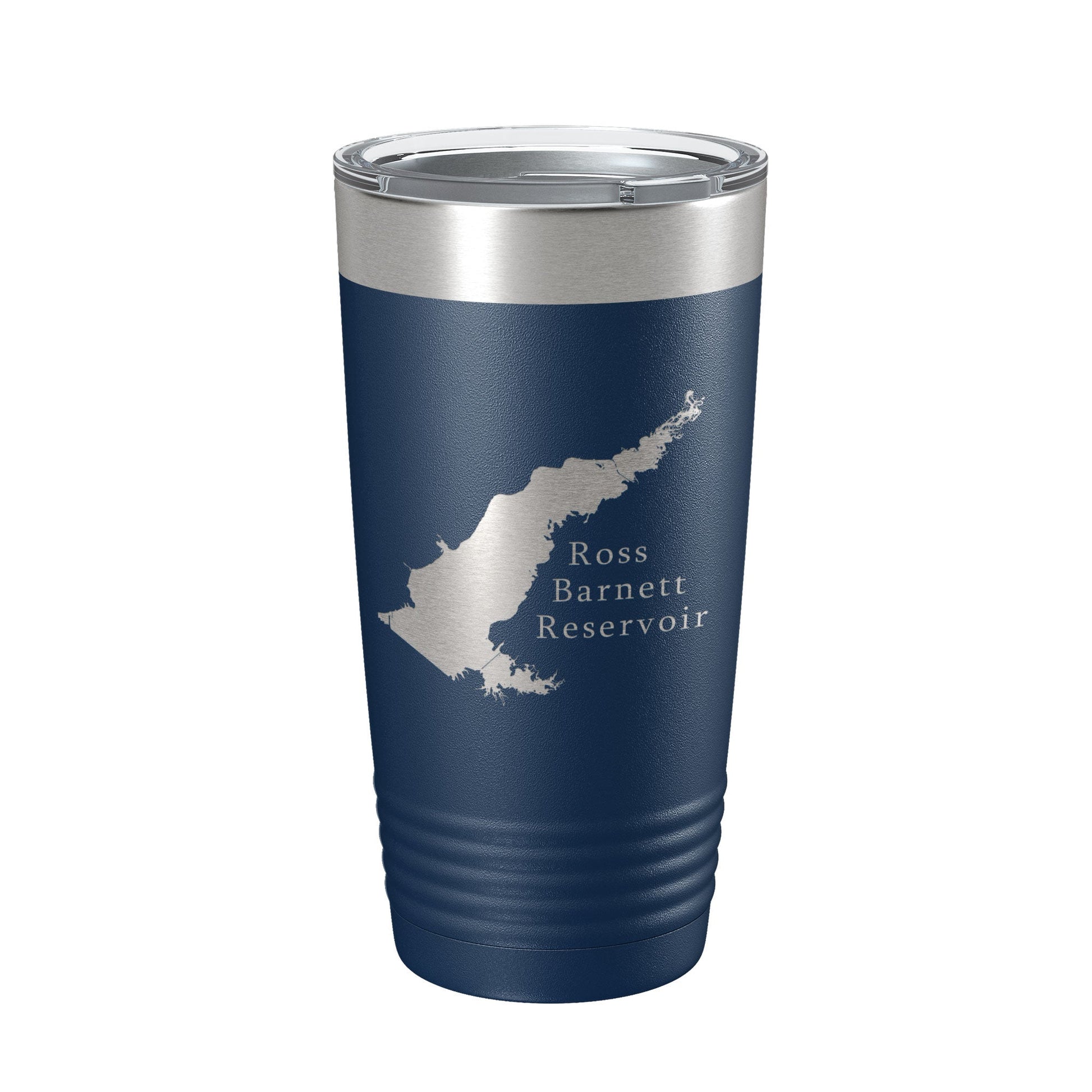 Ross R Barnett Reservoir The Rez Tumbler Lake Map Travel Mug Insulated Laser Engraved Coffee Cup Mississippi 20 oz-2