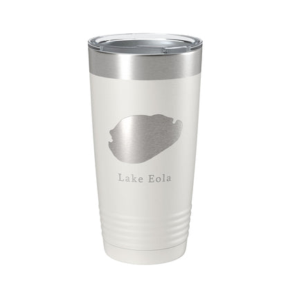 Lake Eola Map Tumbler Travel Mug Insulated Laser Engraved Coffee Cup Orlando Florida 20 oz-1