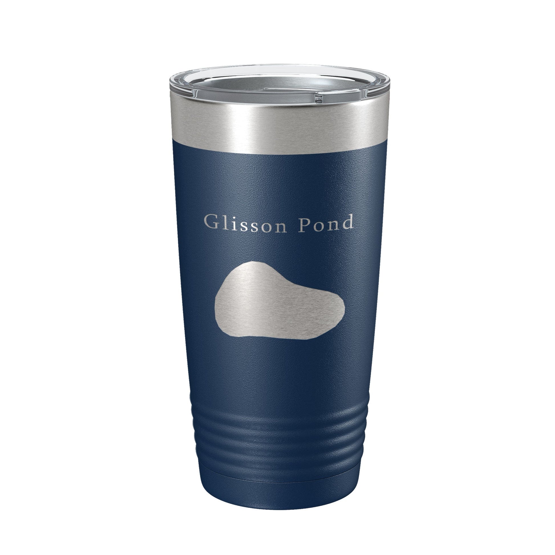 Glisson Pond Tumbler Lake Map Travel Mug Insulated Laser Engraved Coffee Cup Florida 20 oz-2