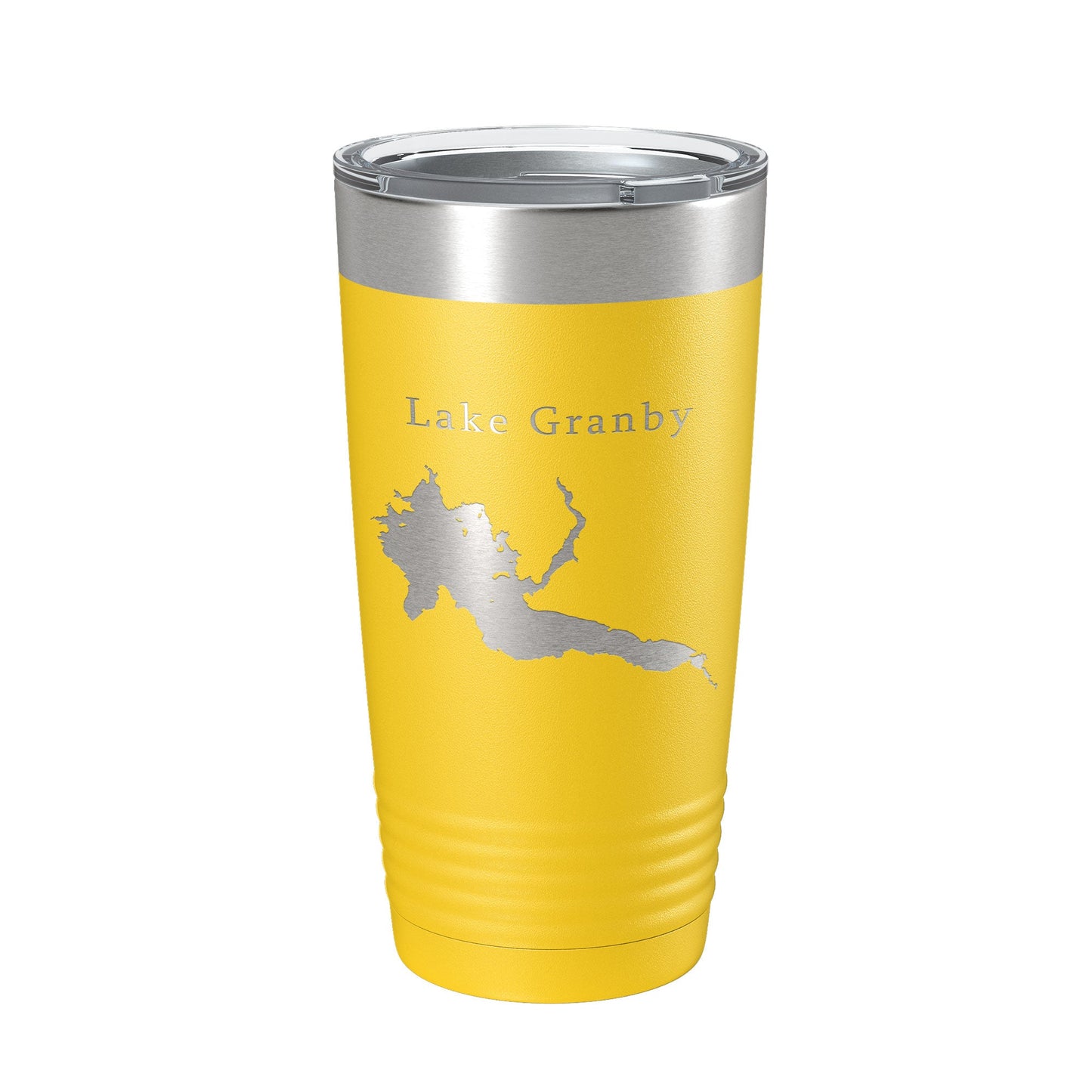 Lake Granby Map Tumbler Travel Mug Insulated Laser Engraved Coffee Cup Colorado 20 oz-4