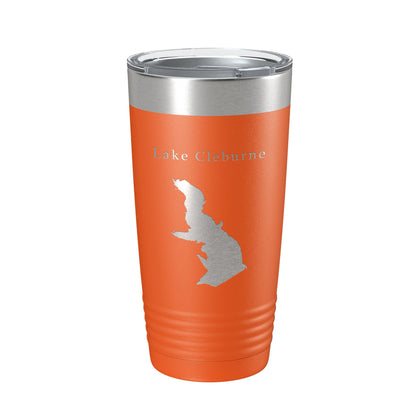 Lake Pat Cleburne Map Tumbler Travel Mug Insulated Laser Engraved Coffee Cup Texas 20 oz-17