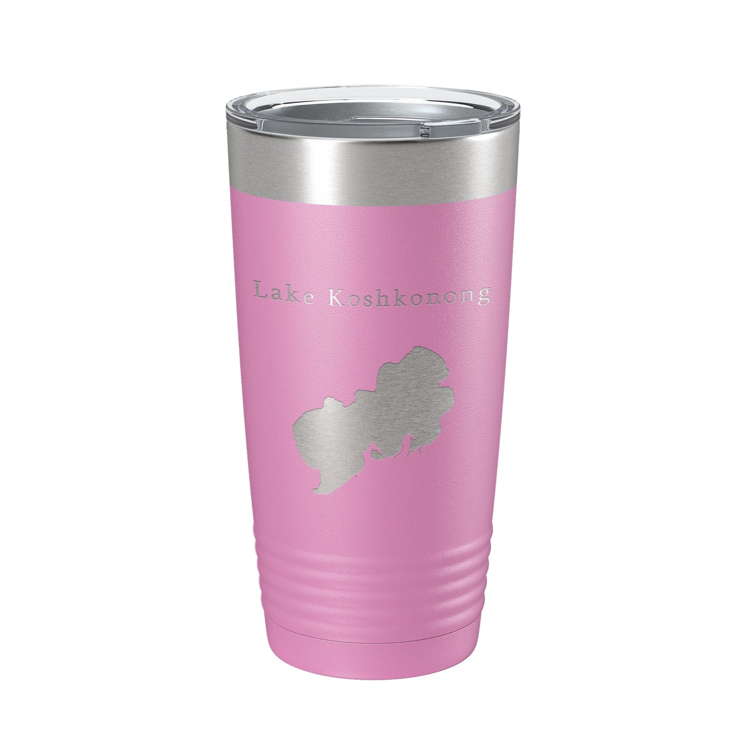 Lake Koshkonong Map Tumbler Travel Mug Insulated Laser Engraved Coffee Cup Wisconsin 20 oz-14