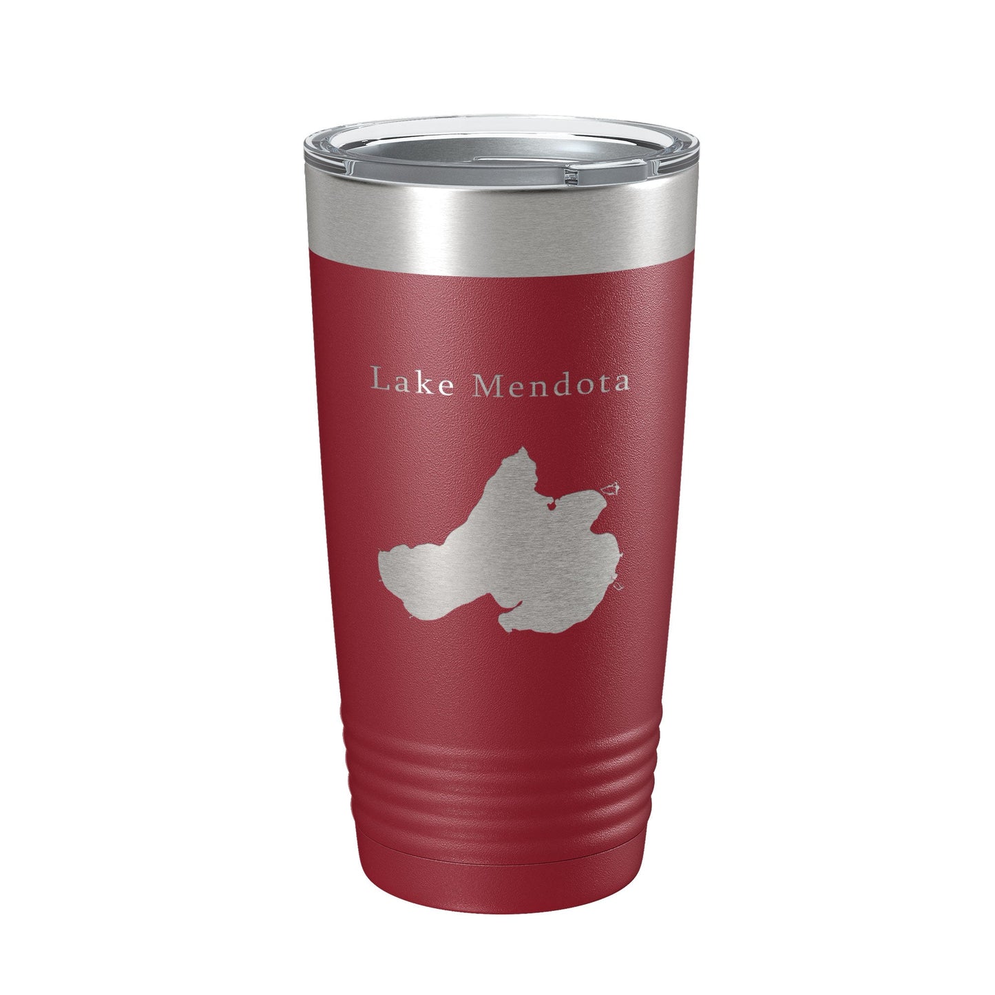 Lake Mendota Map Tumbler Travel Mug Insulated Laser Engraved Coffee Cup Wisconsin 20 oz-18