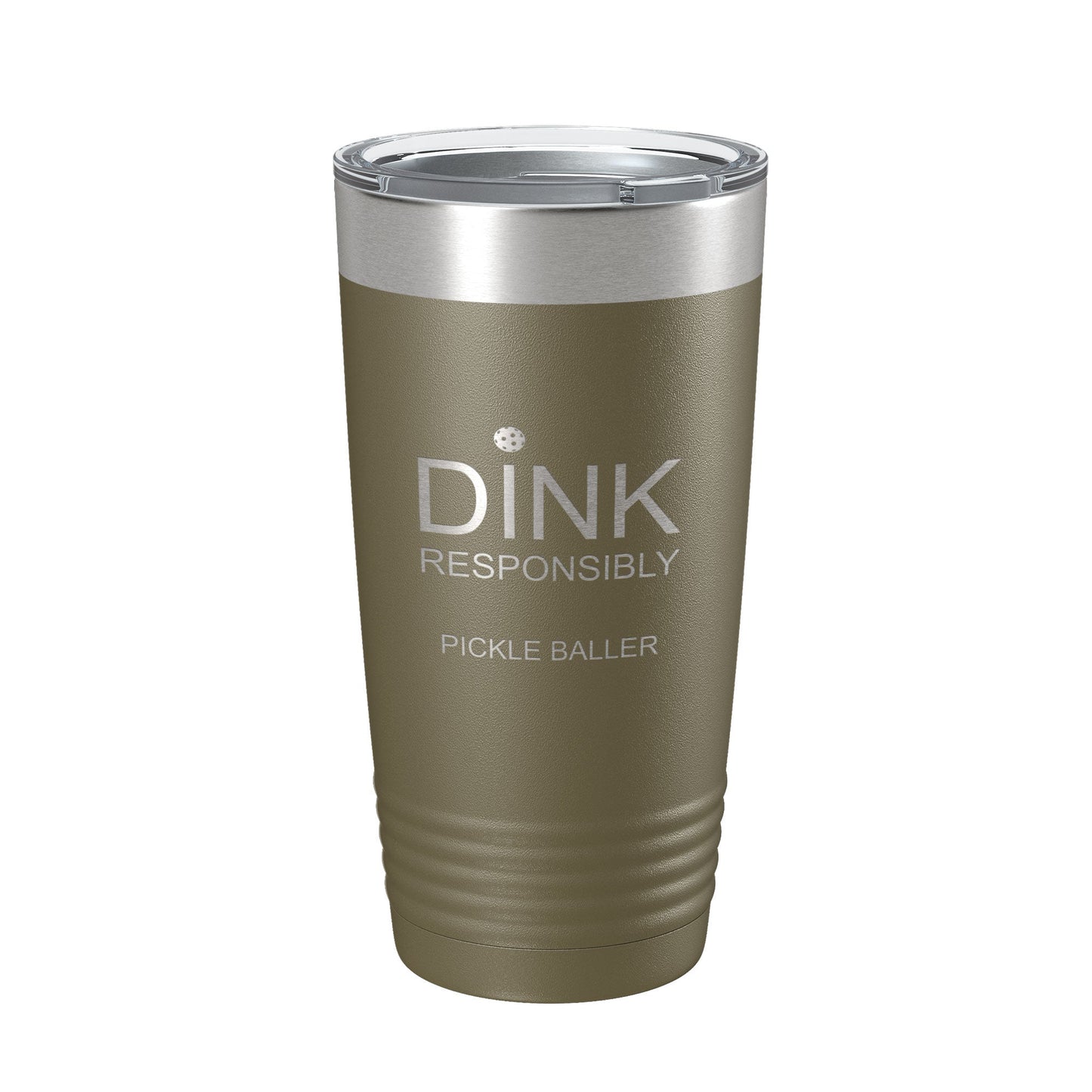 Pickleball Tumbler Dink Responsibly Travel Mug Gift Insulated Laser Engraved Coffee Cup 20 oz-21