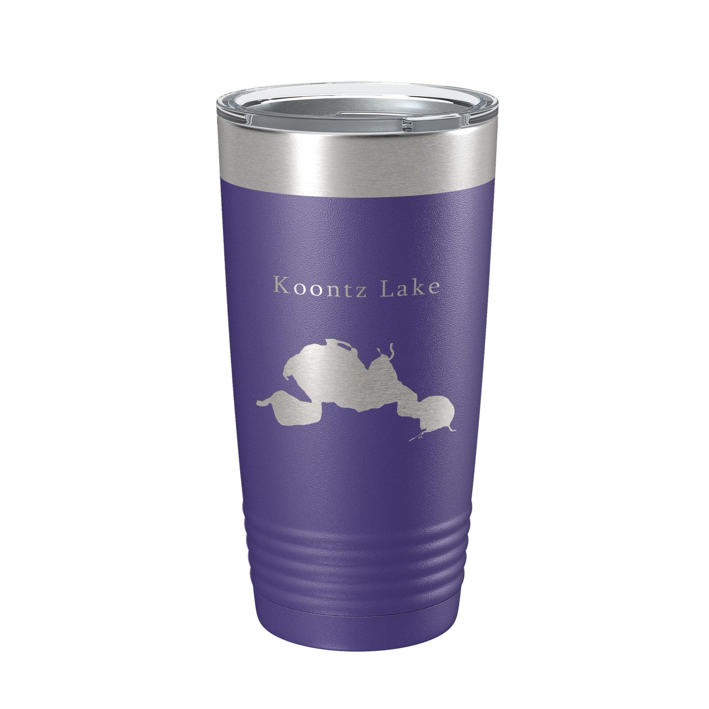 Koontz Lake Map Tumbler Travel Mug Insulated Laser Engraved Coffee Cup Indiana 20 oz-15
